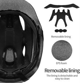 img 2 attached to 🚲 MOKFIRE Urban Commuter Bike Helmet: Light, Cool & Sleek Design with Rear Light, Adjustable Size for Men/Women, Ideal for Bicycle Cycling