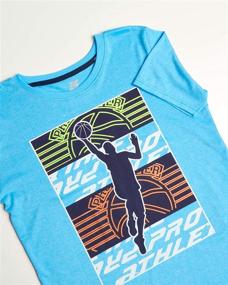 img 2 attached to Get Your Game On with Pro Athlete Boys' Matching Basketball Shirt and Short Sets
