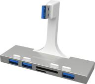 🔌 sabrent 3-port usb 3.0 hub with multi-in-1 card reader for imac slim unibody 2012 or newer (hb-imcr) логотип