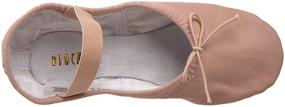 img 2 attached to 🩰 Bloch Dance Dansoft Split Sole Ballet Slipper - Top Choice for Flexible Footwork