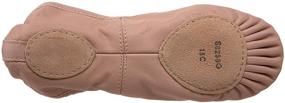 img 1 attached to 🩰 Bloch Dance Dansoft Split Sole Ballet Slipper - Top Choice for Flexible Footwork