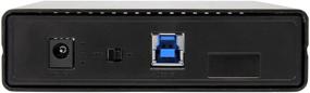 img 2 attached to 🖥️ StarTech.com USB 3.1 Gen 2 Enclosure for 3.5” SATA Drives - Fan-less UASP Enhanced Single Drive Enclosure (S351BU313)