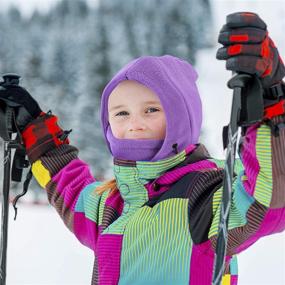 img 2 attached to 🧒 Young Boy's Thermal Protection Balaclava - Children's Accessories for Cold Weather