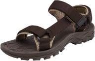 nortiv athletic outdoor sandals: lightweight and comfortable men's shoes logo