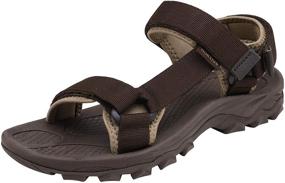 img 4 attached to NORTIV Athletic Outdoor Sandals: Lightweight and Comfortable Men's Shoes