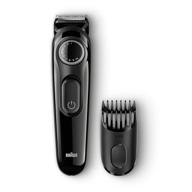 braun bt3020 men's beard trimmer: 🏻 cordless and rechargeable grooming solution in black logo