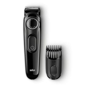 img 4 attached to Braun BT3020 Men's Beard Trimmer: 🏻 Cordless and Rechargeable Grooming Solution in Black