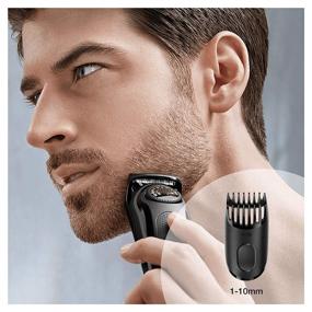 img 2 attached to Braun BT3020 Men's Beard Trimmer: 🏻 Cordless and Rechargeable Grooming Solution in Black