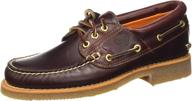 👞 stylish and durable timberland brown grain moccasins for men: perfect loafers & slip-ons logo