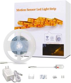 img 4 attached to ❤️ Enhance Your Space with Motion Activated Bed Light - 12v Flexible Motion Sensor Led Strip Lights, 4.1ft