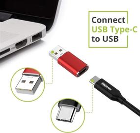 img 2 attached to BrexLink USB C Female to USB 3.0 Male Adapter (2-Pack) - Type C to USB A Adapter