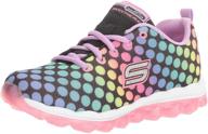 👟 skechers girls skech air jumparound running black girls' shoes: boost athletic performance with style logo