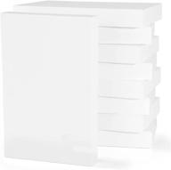 10 pack extra large white cardboard shirt gift boxes with lids - great 🎁 for presents, clothes, sweaters, robes - 17&#34;x11&#34;x2.4&#34; white wrapping clothing boxes for hanukkah, christmas, birthdays logo