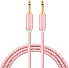 img 4 attached to CableCreation 3.5mm Aux Cable: Male to Male Stereo Audio Cable for LilGadgets Headphones, Smartphones, Home/Car Stereos & More - 3-Feet/0.9M