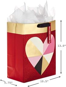 img 2 attached to Hallmark Large Valentines Tissue Geometric