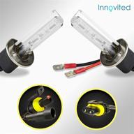 💡 innovited hid xenon h1 6000k алмазно-белые запасные лампы - 1 пара: превосходное освещение и дизайн логотип