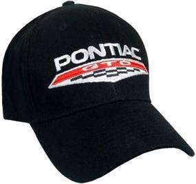 img 2 attached to 🧢 Gregs Automotive Pontiac GTO Black Hat Cap - Includes Driving Style Decal Bundle
