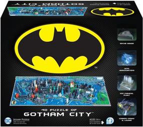 img 4 attached to 🦇 Immerse Yourself in the Dark Knight's World with the 4D Cityscape Batman Gotham Puzzle