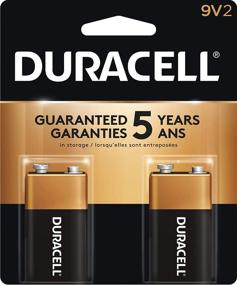 img 3 attached to 🔋 Duracell - медная верхняя 9V щелочные батарейки - долговечные и универсальные 9-вольтные батарейки для домашнего и коммерческого использования - набор из 2 шт.