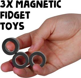 img 2 attached to BunMo Fidget Toys Rings Magnets: Fun and Functional Stress Relievers!