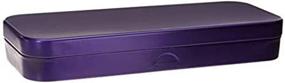 img 2 attached to 🐠 FlossFish Mini Pencil Box in Purple - Ideal for Pencils, Makeup, Jewelry, Gifts, Candy, Favors, or Birthday Gifts