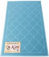 ultimate kitti cat litter anti tracking mats, blue logo