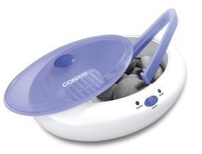 img 4 attached to 💆 Conair Hot Stone Massage Kit - Promotes Muscle Relaxation, Enhances Circulation, and Rejuvenates the Body - White/Purple, 1 Count