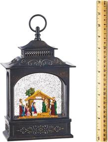 img 2 attached to 🌟 Raz Imports 11-inch Lighted Water Lantern Nativity Scene