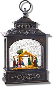 img 4 attached to 🌟 Raz Imports 11-inch Lighted Water Lantern Nativity Scene