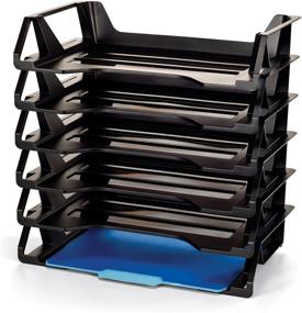 img 4 attached to Officemate OIC Achieva Side Load Letter Tray, Recycled, Black - 6 Pack (26212): Organize Your Office in Style!