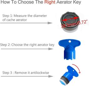 img 1 attached to Faucet Aerator Removal Wrench Aerators