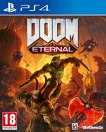 🎮 doom eternal - playstation 4 (standard edition) by bethesda logo