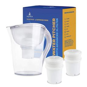 img 4 attached to 💧 AquaBliss 10-Cup Water Filter Pitcher: Advanced XL Purification Filter Targets Harmful Contaminants for Clean, Tasty Water