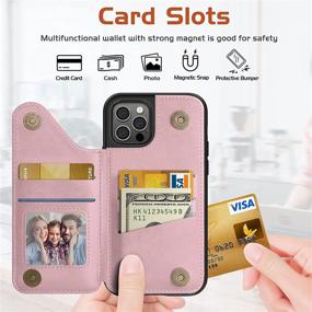 img 3 attached to LOHASIC For IPhone 12 Pro Max Wallet Case Women