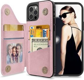 img 4 attached to LOHASIC For IPhone 12 Pro Max Wallet Case Women