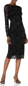 img 2 attached to 👗 Stretch Baroque X Large Women's Dress Population Clothing