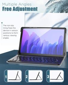 img 1 attached to 🚀 Enhance Your Samsung Galaxy Tab A7 2020 with MoKo Keyboard Case: Unveiling Top-notch Tablet Accessories