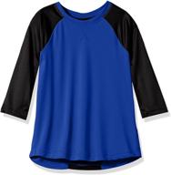 👚 soffe girls xl baseball raglan - girls' clothing and active wear logo