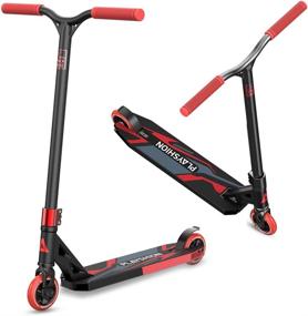 img 4 attached to 🛴 Ultimate Performance Unleashed with Playshion Probee Pro Stunt Scooters for Kids