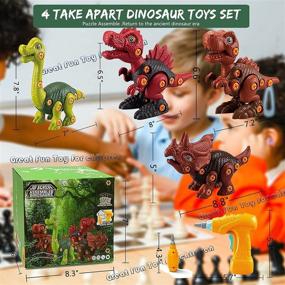 img 1 attached to 🦖 IHizbor Assembleable Dinosaur