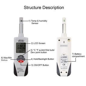 img 1 attached to Mengshen Temperature Multi Function Thermometer Hygrometer