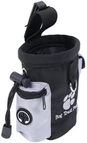 img 2 attached to 🐶 KYD Dog Treat Pouch Waist Bag - Carry Pet Toys, Snacks, Poop Bags | Dog Training Bag with Storage for Treats, 3 Rolls of Dog Poo Bags | Hands-Free Dog Training Bag