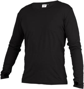 img 4 attached to 👕 Merino 365 Longsleeve Thumbloops Large: High-Performance Men's Active Clothing