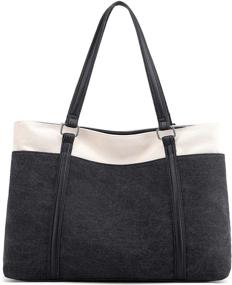 img 4 attached to Scioltoo Women's Handbag Shoulder Teacher B Light Totes with Wallets