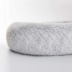 img 1 attached to 🐱 Love's Cabin Cat Beds for Indoor Cats - Machine Washable, Waterproof Bottom - Fluffy Dog and Cat Cushion Bed for Joint Relief and Improved Sleep