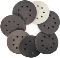 70pcs wet dry sanding discs, gibolin 5 inch 8 hole hook and loop sandpaper, assorted grits 400 600 800 1000 1500 2000 3000, orbital dustless sander for wood car boat polishing finishing logo