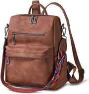 opage backpack colorful convertible multipurpose women's handbags & wallets logo