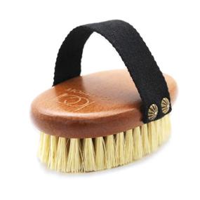 img 4 attached to ICANdOIT Dry Brushing Body Brush: Natural Agave Cactus Bristles for Cellulite & Lymphatic Draining, Vegan Dry Skin Brush with Extra Firm Tampico Fiber