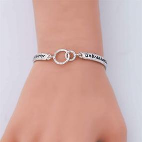 img 3 attached to LQRI Awareness Bracelet Unbreakable Silver Colon