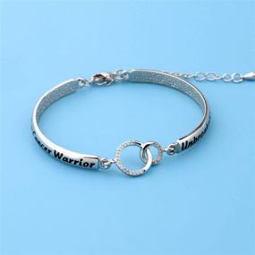 img 1 attached to LQRI Awareness Bracelet Unbreakable Silver Colon